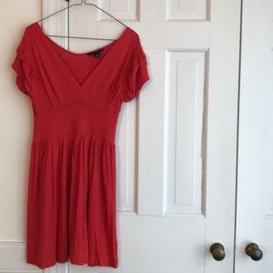 Flirty Orange Sundress